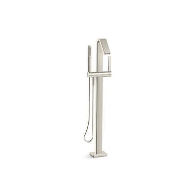 Kohler T97330-4-SN- Loure® floor-mount bath filler trim with handshower | FaucetExpress.ca