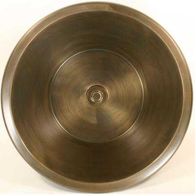 Linkasink BR007 - Bronze round flat bottom smooth