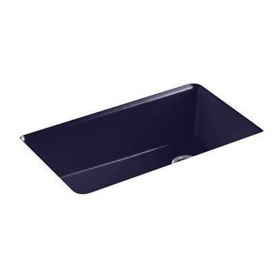 Kohler 5871-5UA3-DGB- Riverby® 33'' x 22'' x 9-5/8'' Undermount single-bowl kitchen sink with accessories | FaucetExpress.ca