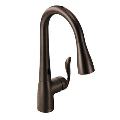 Moen 7594EORB- Arbor Single-Handle Pull-Down Sprayer Touchless Kitchen Faucet with MotionSense in Oil Rubbed Bronze