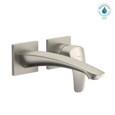 Toto TLG09308U#BN- TOTO GM 1.2 GPM Wall-Mount Single-Handle Long Bathroom Faucet with COMFORT GLIDE Technology, Brushed Nickel - TLG09308U#BN | FaucetExpress.ca