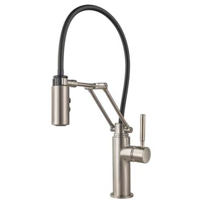 Brizo 63221LF-SS- Single Handle Articulating Kitchen Faucet | FaucetExpress.ca