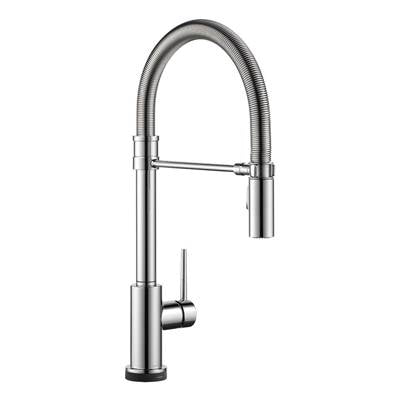 Delta 9659T-DST- Single Handle Pull-Down Kitchen Faucet With Spring Spout Wit | FaucetExpress.ca
