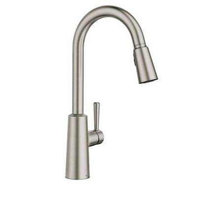 Moen 7402SRS- Spot resist stainless one-handle high arc pulldown kitchen faucet