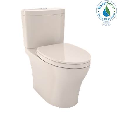 Toto MS446124CUMG#12- Aquia Iv 2Pc Connect+ W/ Ss124 1.0Gpf Sedona Beige | FaucetExpress.ca