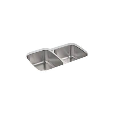 Kohler 5691-NA- Ballad 31-1/2'' x 20-1/2'' x 9'' Undermount double-bowl large/medium kitchen sink | FaucetExpress.ca