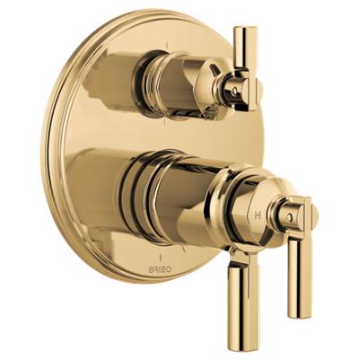 Brizo T75676-PG- Tempassure Thermostatic Valve With Integrated 6-Function Div | FaucetExpress.ca