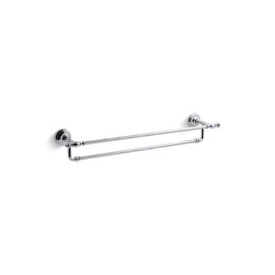 Kohler 72570-CP- Artifacts® 24'' double towel bar | FaucetExpress.ca