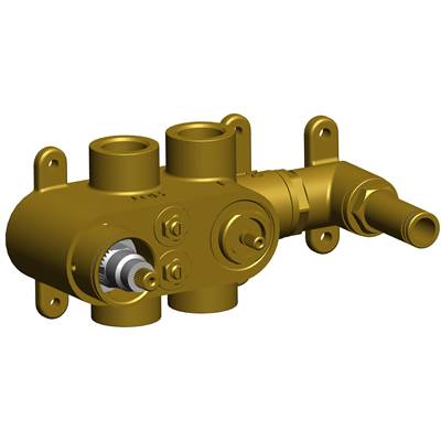 Aqualem HW2700.RI- 3/4'' 3-Way Thermostatic Rough-In Valve - FaucetExpress.ca