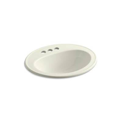 Kohler 2196-4-96- Pennington® Drop-in bathroom sink with centerset faucet holes | FaucetExpress.ca