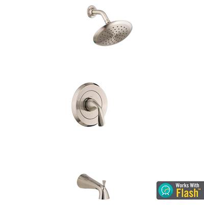 American Standard TU186508.295- Fluent 1.8 Gpm/6.8 L/Min Tub And Shower Trim Kit With Water-Saving Showerhead, Double Ceramic Pressure Balance Cartridge With Lever Handle