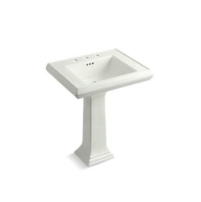 Kohler 2258-8-NY- Memoirs® Classic Classic 27'' pedestal bathroom sink with 8'' widespread faucet holes | FaucetExpress.ca
