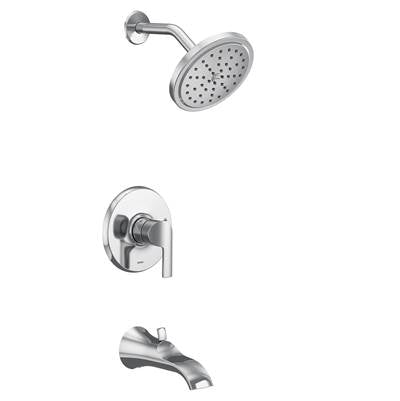 Moen UTS2203EP- Doux M-Core 2-Series Eco Performance 1-Handle Tub And Shower Trim Kit In Chrome (Valve Sold Separately)