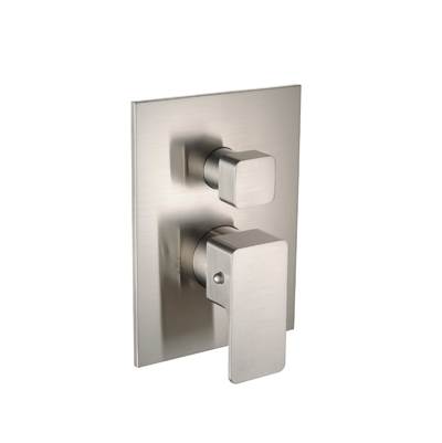 Isenberg 196.2700BN- 3/4 " Thermostatic Valve With 2-Way Diverter & Integrated Volume Control & Trim | FaucetExpress.ca