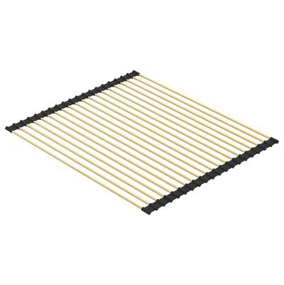 Zomodo CNC4046-EG- Eureka Gold stainless steel roll-out drying mat or trivet - FaucetExpress.ca