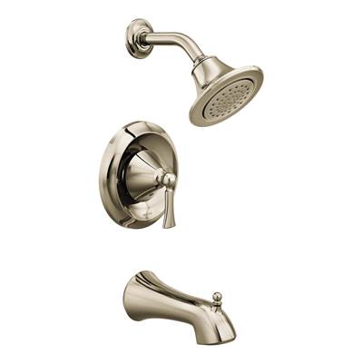Moen T4503NL- Wynford T4503NL Posi-Temp Tub and Shower Trim Kit, Valve Required, Polished Nickel