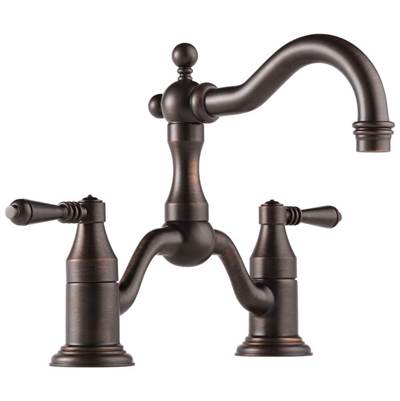 Brizo 65536LF-RB-ECO- Two Handle Widespread Bridge Lavatory Faucet