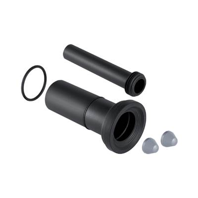 Geberit 152.438.46.1- Geberit connection set for wall-hung WC, length 26.5 cm: d90mm d1=45mm matt chrome-plated | FaucetExpress.ca