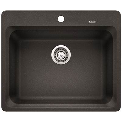 Blanco 400174- VISION 1 Drop-in Kitchen Sink, SILGRANIT®, Anthracite | FaucetExpress.ca