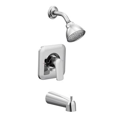 Moen T2813EP- Rizon Posi-Temp Eco-Performance Tub and Shower Trim, Valve Required, Chrome