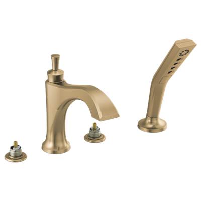 Delta T4756-CZLHP- Roman Tub Faucet Trim W/ Hs W/O Handles | FaucetExpress.ca