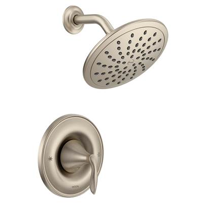 Moen T2232EPBN- Eva Posi-Temp Rain Shower 1-Handle Shower Only Faucet Trim Kit in Brushed Nickel (Valve Not Included)