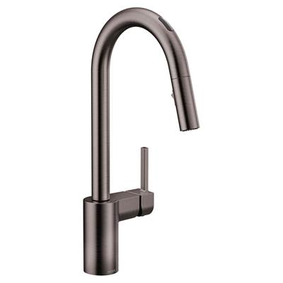 Moen 7565EVBLS- Align U by Moen Smart Pulldown Kitchen Faucet with Voice Control and MotionSense