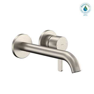 Toto TLG11308U#BN- TOTO GF 1.2 GPM Wall-Mount Single-Handle Long Bathroom Faucet with COMFORT GLIDE Technology, Brushed Nickel - TLG11308U#BN | FaucetExpress.ca