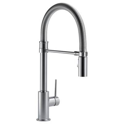 Delta 9659-AR-DST- Single Handle Pull-Down Kitchen Faucet With Spring Spout | FaucetExpress.ca