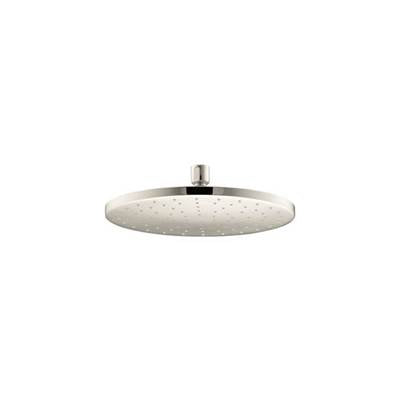 Kohler 13689-G-SN- 10'' Contemporary Round 1.75 gpm rainhead with Katalyst® air-induction technology | FaucetExpress.ca