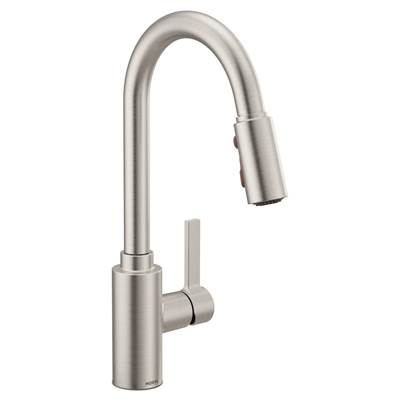Moen 7882SRS- Genta Single-Handle Pull-Down Sprayer Kitchen Faucet with Reflex in Spot Resist Stainless