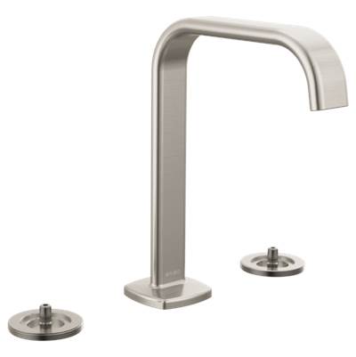 Brizo 65368LF-NKLHP-ECO - Widespread Square Spout (1.2 Gpm)