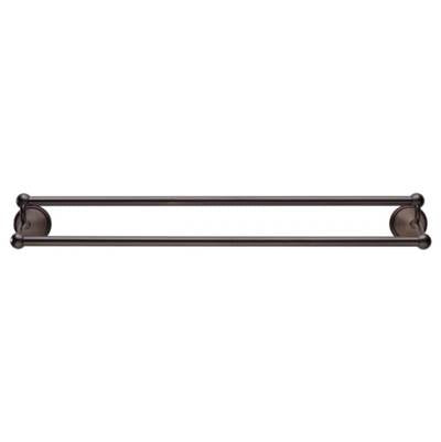 Brizo 69525-RB- Traditional 24'' Double Towel Bar Rb | FaucetExpress.ca