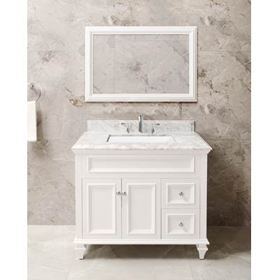 Icera V-6436.01- Presley Vanity Cabinet 36-in Gloss White | FaucetExpress.ca