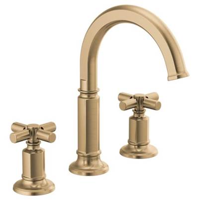 Brizo 65376LF-GLLHP- Invari Widespread Lavatory Faucet With Arc Spout - Less Handles