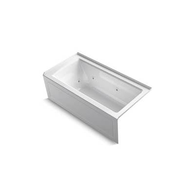 Kohler 1947-HRA-0- Archer® 60'' x 30'' three-side integral flange whirlpool with right-hand drain, heater and Comfort Depth(R) design | FaucetExpress.ca