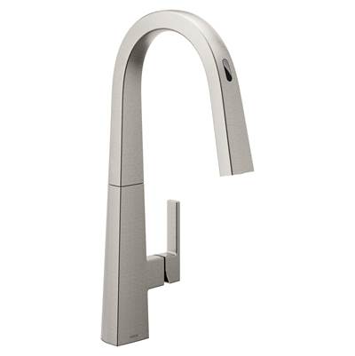 Moen S75005EVSRS- Nio U by Moen Smart Pulldown Kitchen Faucet with Voice Control and MotionSense