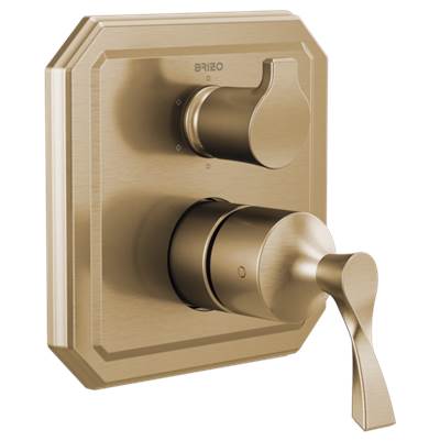 Brizo T75P630-GL- Pressure Balance Valve With Integrated 6-Function Diverter T | FaucetExpress.ca