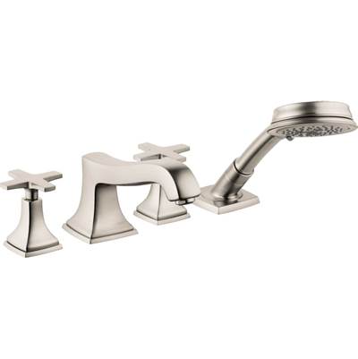 Hansgrohe 31449821- 4H Roman Tub Cross Hdl - FaucetExpress.ca