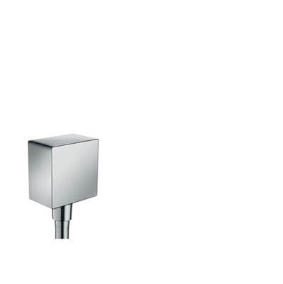 Hansgrohe 26455001- Square Wall Outlet With Check Valves - FaucetExpress.ca