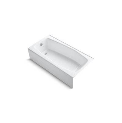 Kohler 715-0- Villager® 60'' x 30'' alcove bath with integral apron and left-hand drain | FaucetExpress.ca