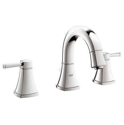 Grohe 2041800A- Grandera Lavatory Wideset, Low Spout,Chrome | FaucetExpress.ca