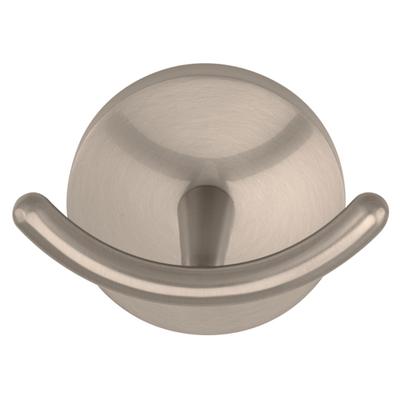 Laloo CR3882 BN- Classics-R Double Hook - Brushed Nickel | FaucetExpress.ca