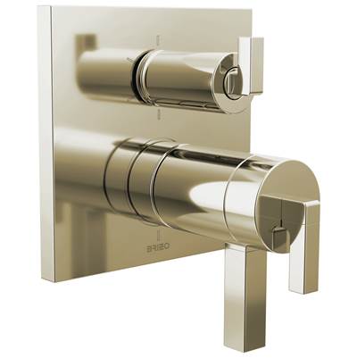 Brizo T75622-PNLHP- Frank Lloyd Wright TempAssure Thermostatic Valve with 6-Function Integrated Diverter Trim - Less Handles