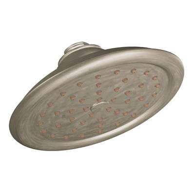 Moen S6310EPBN- ExactTemp 7'' Eco-Performance One-Function Rainshower Showerhead with Immersion Technology, Brushed Nickel