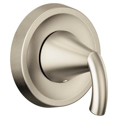 Moen UT2721BN- Glyde 1-Handle M-CORE Transfer Valve Trim Kit in Brushed Nickel (Valve Not Included)