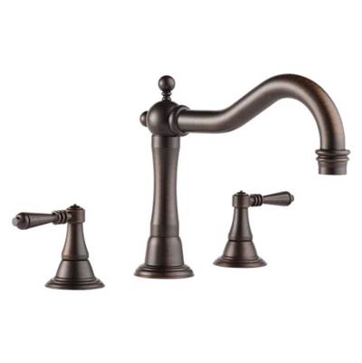 Brizo T67336-RB- 3-Hole Roman Tub Trim Only- Lever Handles | FaucetExpress.ca