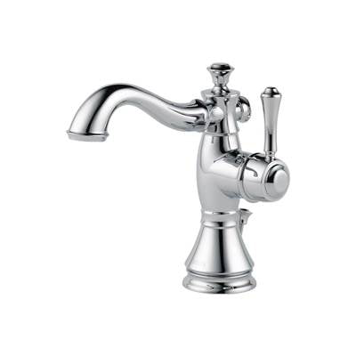 Delta 597LF-MPU- Single Hole - Single Handle-4'' Plate/Metal Pop-Up | FaucetExpress.ca