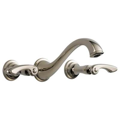 Brizo 65885LF-PNLHP-ECO - Two Handle Wall-Mount Lavatory Faucet - Less Handles