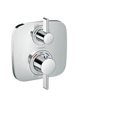 Hansgrohe 15708001- Softcube Thermostatic Trim With Volume Control And Diverter - FaucetExpress.ca
